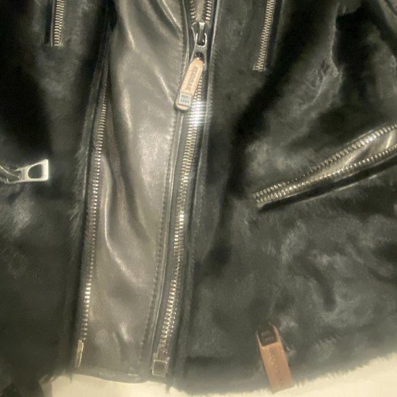 Rudsak Genuine Leather Motorcycle Style Lady Jacket - Picture 7 of 8